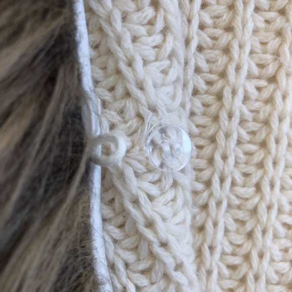 Joie Helma Faux Fur Wool and Yak Cocoon Cardigan - Picture 8 of 10